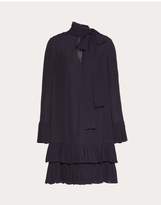 Thumbnail for your product : Valentino Georgette Dress With Ruffles