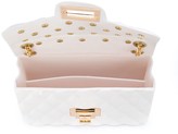 Thumbnail for your product : MonnaLisa Studded Quilted Shoulder Bag