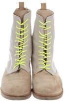 Thumbnail for your product : MM6 MAISON MARGIELA Canvas Lace-Up Oxfords