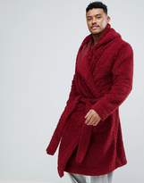 Thumbnail for your product : ASOS Borg Hooded Robe