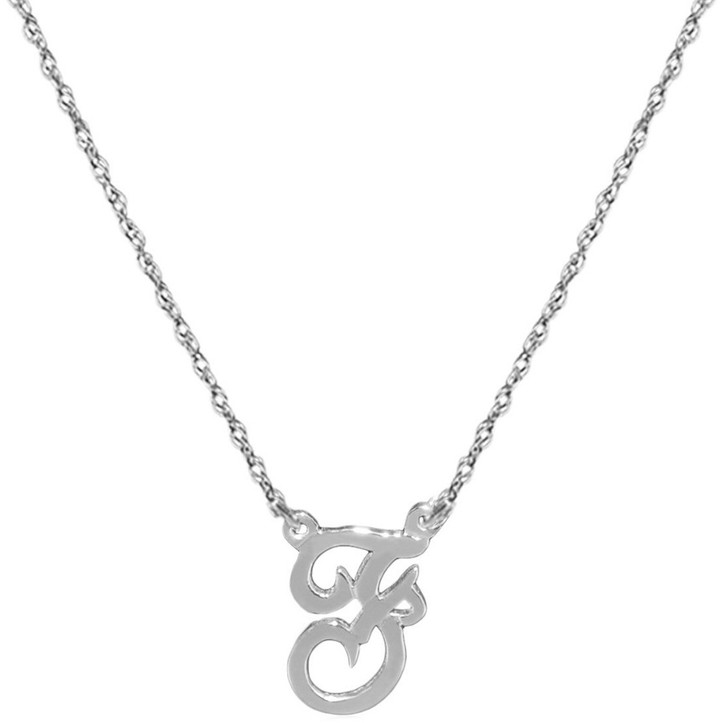 Script Initial Necklace | Shop the world's largest collection of fashion 