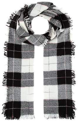 Isabel Marant Loria wool and silk plaid scarf