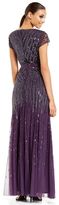 Thumbnail for your product : Adrianna Papell Adrianna Petite Papell Cap-Sleeve Sequined Gown