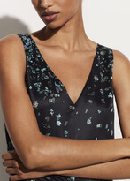 Thumbnail for your product : Vince Scattered Floral Satin Dress