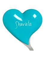 Thumbnail for your product : Shavata Teal Heart Tweezer