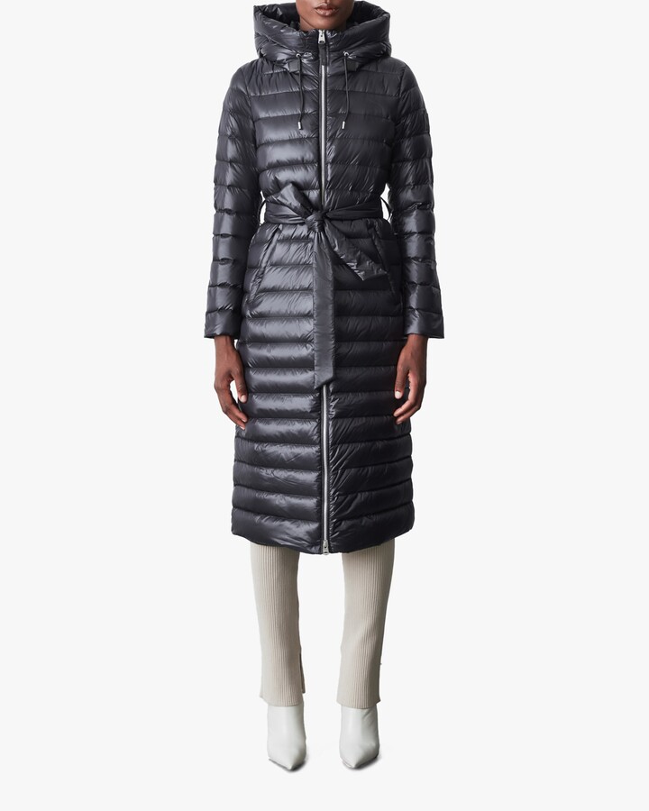 petite long down coat