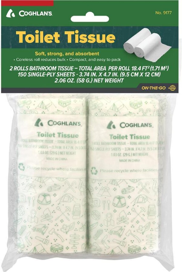 Coghlans Toilet Tissue - Package of 2
