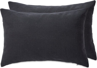 Peterborough Home SEATTLE SOLID Feather Linen Reversible Throw Pillow