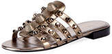 Thumbnail for your product : Balenciaga Classic Flat Studded Slide Sandal