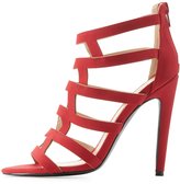 Thumbnail for your product : Charlotte Russe Qupid Caged Dress Sandals