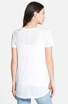 Thumbnail for your product : Halogen Lightweight High/Low Seamed Back Tee (Regular & Petite)