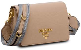 Prada classic logo shoulder bag