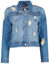 Thumbnail for your product : boohoo Western Denim Jacket