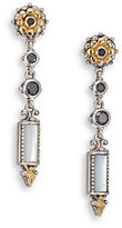 Thumbnail for your product : Konstantino Ismene Mother-Of-Pearl, Black Spinel, 18K Yellow Gold & Sterling Silver Drop Earrings