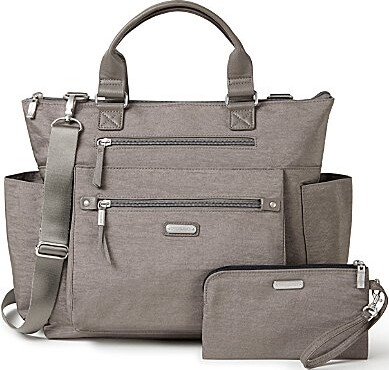 Baggallini 3-in-1 Convertible Backpack with RFID Phone Wristlet