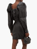 Thumbnail for your product : Dodo Bar Or Mona Crystal-buckle Leather Dress - Black