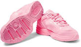 Thumbnail for your product : Nike + Martine Rose Air Monarch Iv Faux Patent-leather And Pu Sneakers - Pink