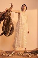 Thumbnail for your product : Simone Rocha Women's Tinsel Embroidered Button Front Chiffon Dress
