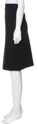 Celine Knee-Length Wool Skirt
