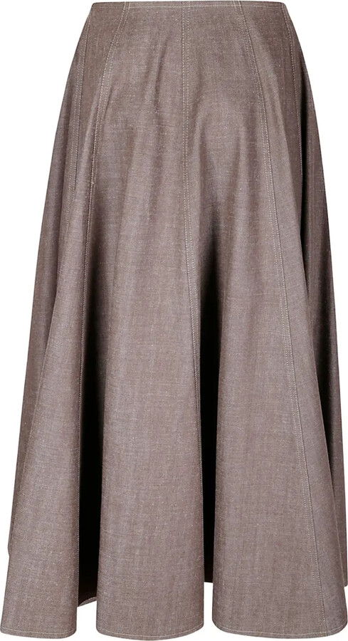 Jejia Sissi panelled flared A-line skirt