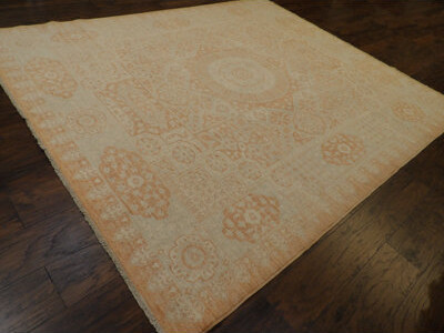 Isabelline Fishersville One-of-a-Kind 8' x 10' Area Rug in Orange/Beige