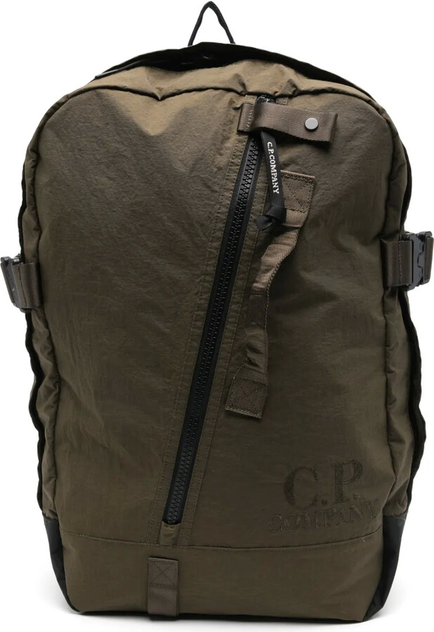 C.P. Company Logo-Embroidered Backpack