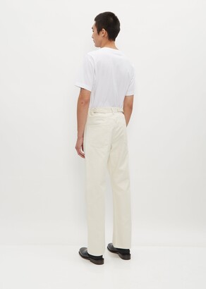 Lemaire Men Men's Curved 5 Pocket Pants — Clay White - ShopStyle