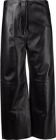 Thumbnail for your product : Totême Cropped Leather Trousers