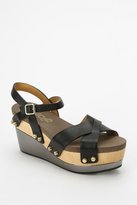 Thumbnail for your product : Urban Outfitters Flogg Pepper Metallic Platform Wedge Sandal