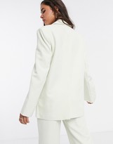 Thumbnail for your product : ASOS DESIGN dad suit blazer in mint