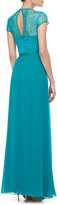 Thumbnail for your product : Erin Fetherston Erin by Short-Sleeve Overlay-Bodice Gown