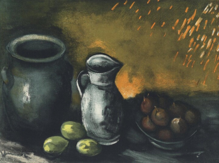 Maurice de Vlaminck, de Vlaminck, Nature morte aux pots, Vlaminck (after), 1958