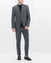 Thumbnail for your product : Zara 29489 Suit With Detailed Lapel