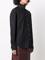 Thumbnail for your product : Vivienne Westwood Embroidered-Logo Button-Up Shirt