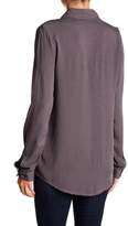 Thumbnail for your product : Three Dots Ariana Pocket Front Blouse