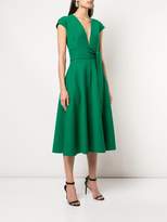 Thumbnail for your product : Oscar de la Renta belted flared dress