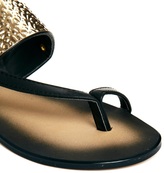 Thumbnail for your product : Aldo Metal Black Slingback Sandals