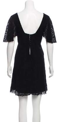 Jenni Kayne Wool-Silk Embroidered Dress
