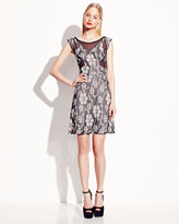 Thumbnail for your product : Betsey Johnson Sleeveless Dress With Sheer Insets