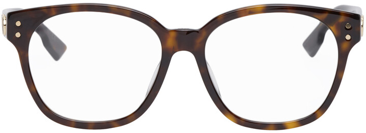 Christian Dior Tortoiseshell DiorCD1F Glasses - ShopStyle Sunglasses