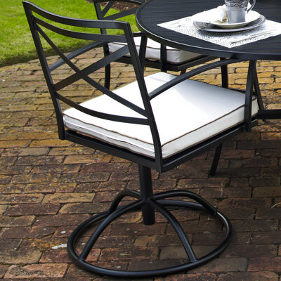 Millom Swivel Patio Dining Chair with Cushion