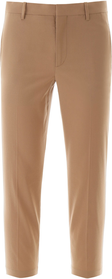 chinos with elastic ankles