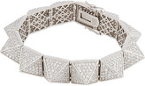 Thumbnail for your product : Eddie Borgo Crystal pyramid bracelet
