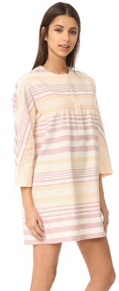 Mara Hoffman Button Front Mini Dress
