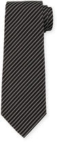 Thumbnail for your product : Armani Collezioni Herringbone-Stripe Silk Tie
