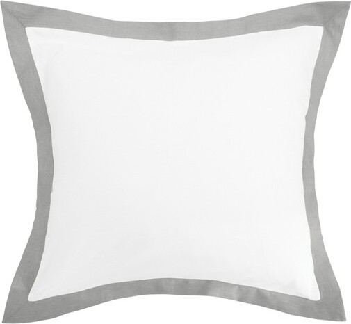 EY Essentials EYEssentialsDigbyDove100%CottonChambrayEuroSham26\