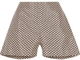 Thumbnail for your product : Marni Printed Cotton And Silk-Blend Shorts
