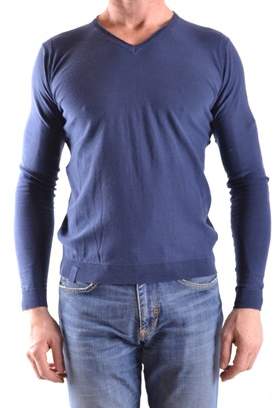 Fred Mello Men's Blue Cotton Sweater