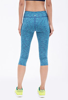 Thumbnail for your product : Forever 21 Space Dye Workout Capri Leggings
