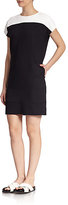 Thumbnail for your product : Vince Two-Tone Shift Dress